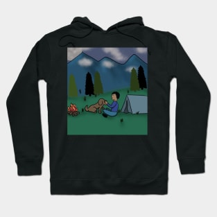 Best camping with my dog Hoodie